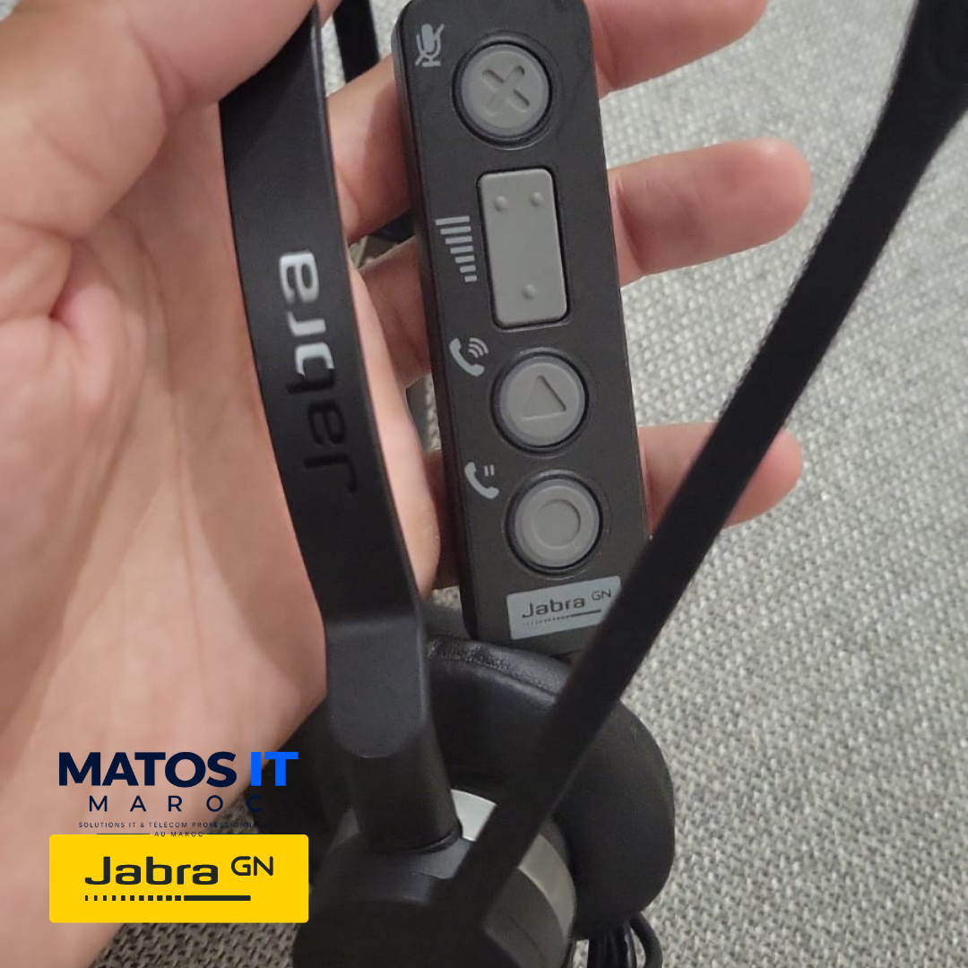Jabra BIZ 2300 Duo USB – Casque Professionnel pour Centre d’Appel - Image 2