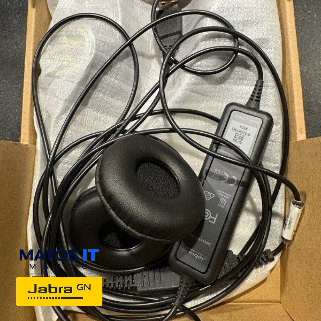 Jabra BIZ 2300 Duo USB – Casque Professionnel pour Centre d’Appel - Image 4