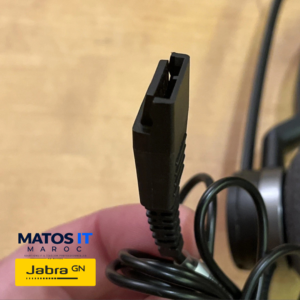 Jabra BIZ 2300 Duo QD Reconditionné – Casque Modulable Centre d'Appel