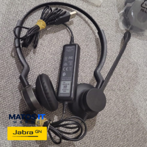 Jabra BIZ 2300 Duo USB reconditionné – Casque Professionnel pour Centre d’Appel