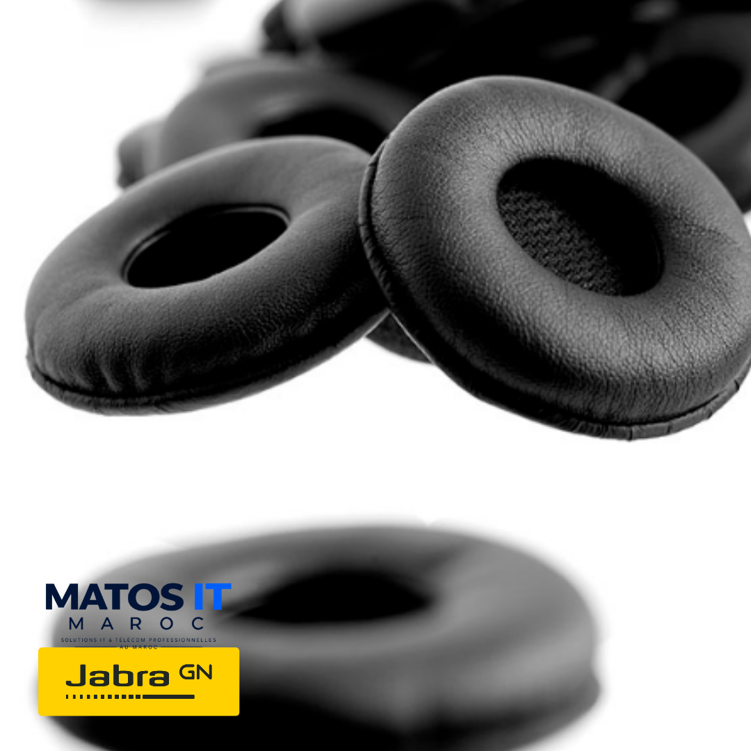 Coussinets en cuir neufs pour casque Jabra BIZ 2300