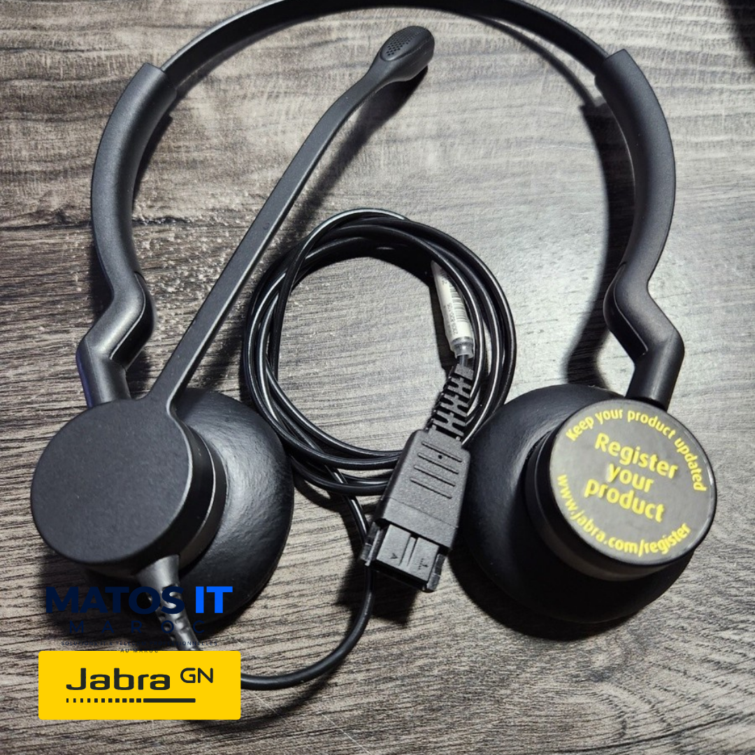 Casque Jabra BIZ 2300 Duo QD reconditionné modulable